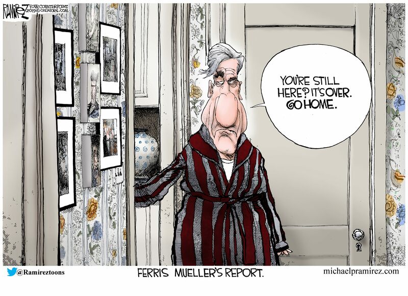 Image result for political cartoons mueller report